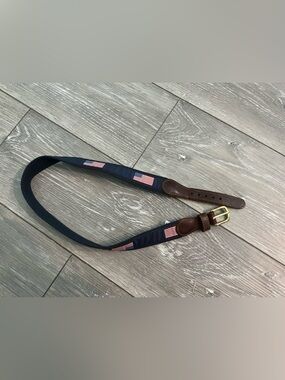 Preston American Flag Belt Boys Size 28 Preppy Made in the USA